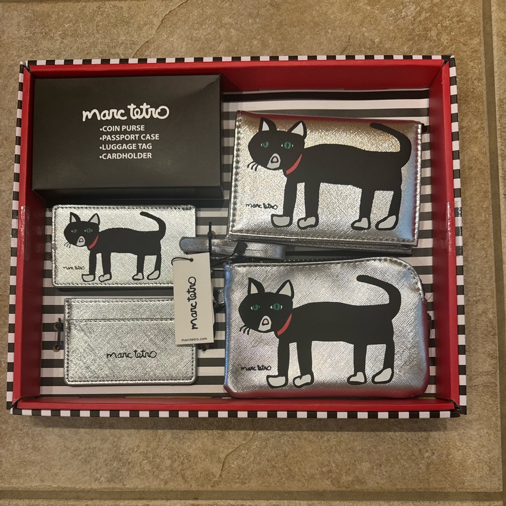 Marc Tetro Tuxedo Black Cat Travel Set